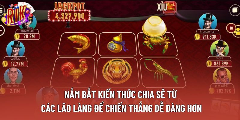 Nắm bắt kiến thức chia sẻ từ các lão làng để chiến thắng dễ dàng hơn Nắm bắt kiến thức chia sẻ từ các lão làng để chiến thắng dễ dàng hơn